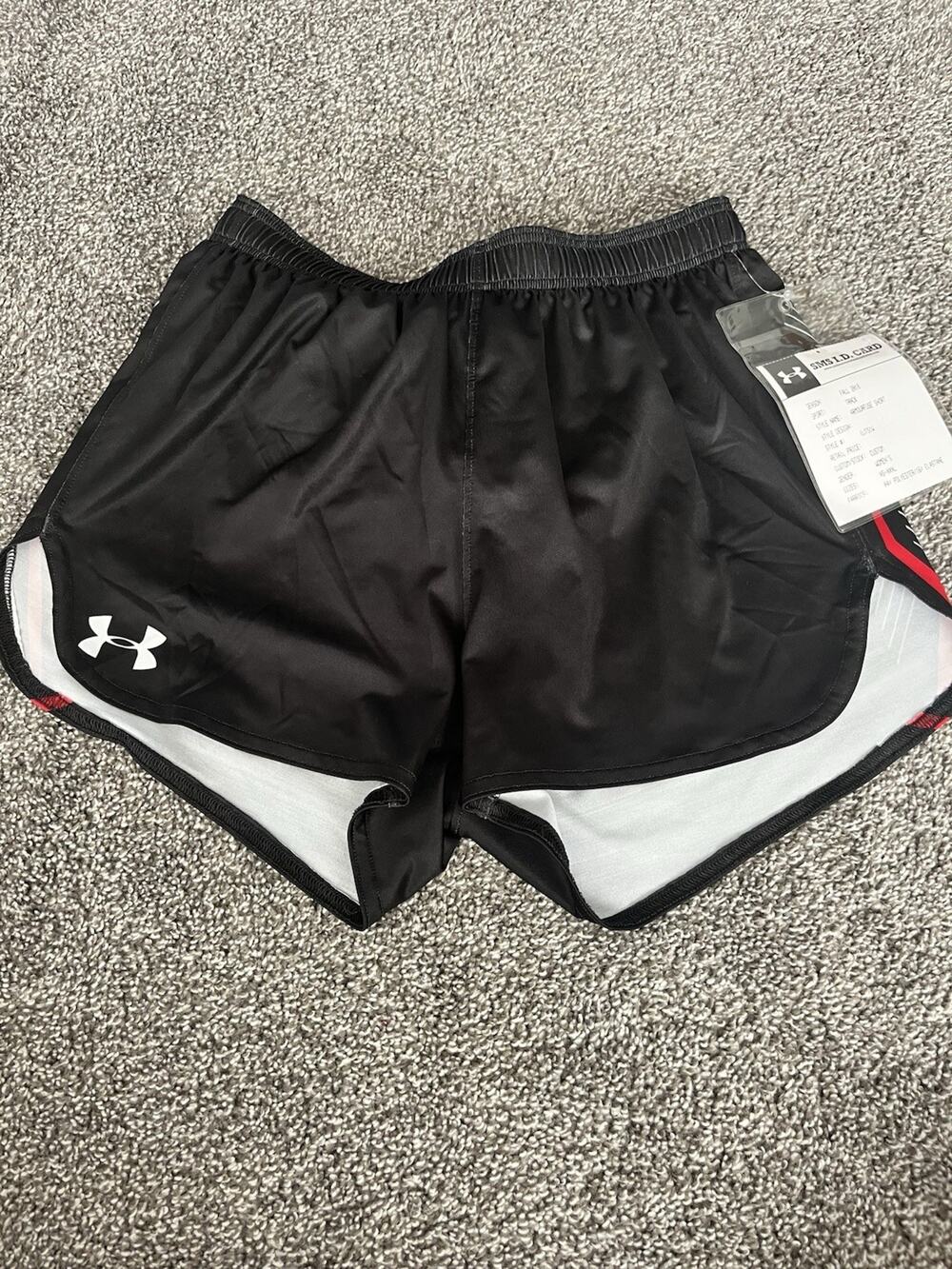 Under Armour Jogger Running Short With Liner Women Medium? Team Issued F8